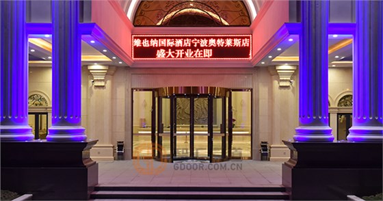 自动旋转门
