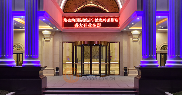 自动旋转门